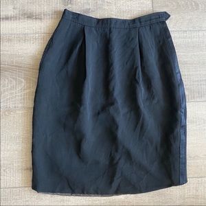 Vintage Saint Laurent Skirt in Black Size 6